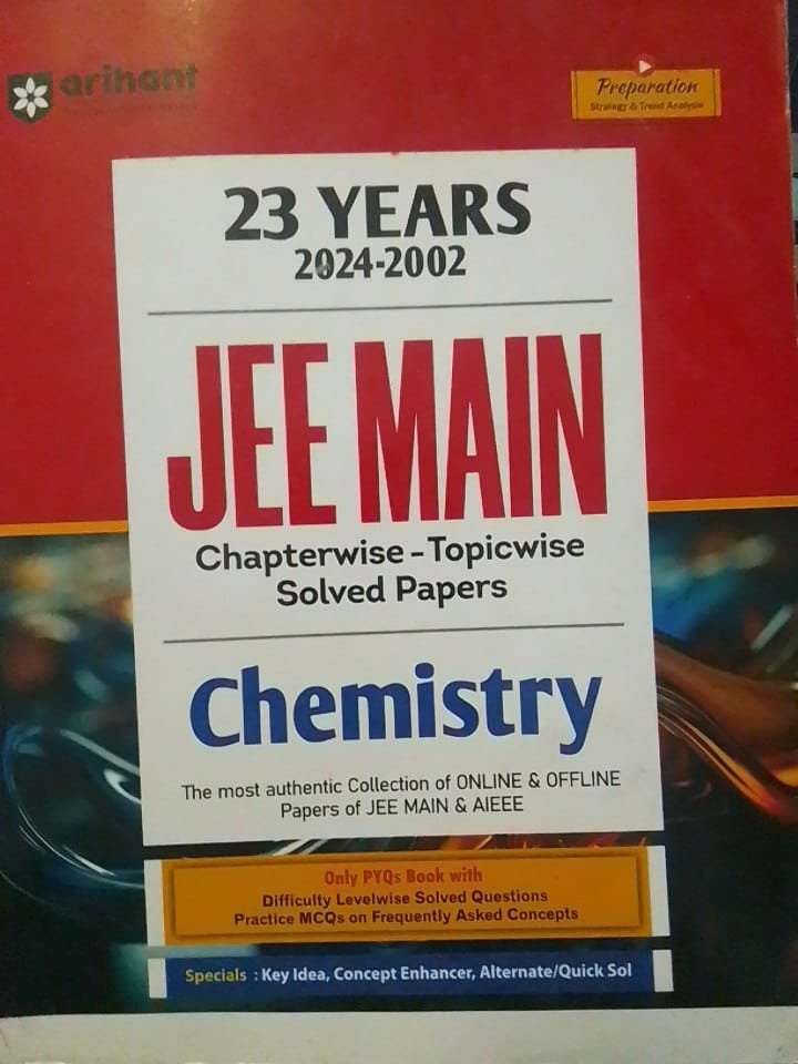 arihant  chemistry jee mains book